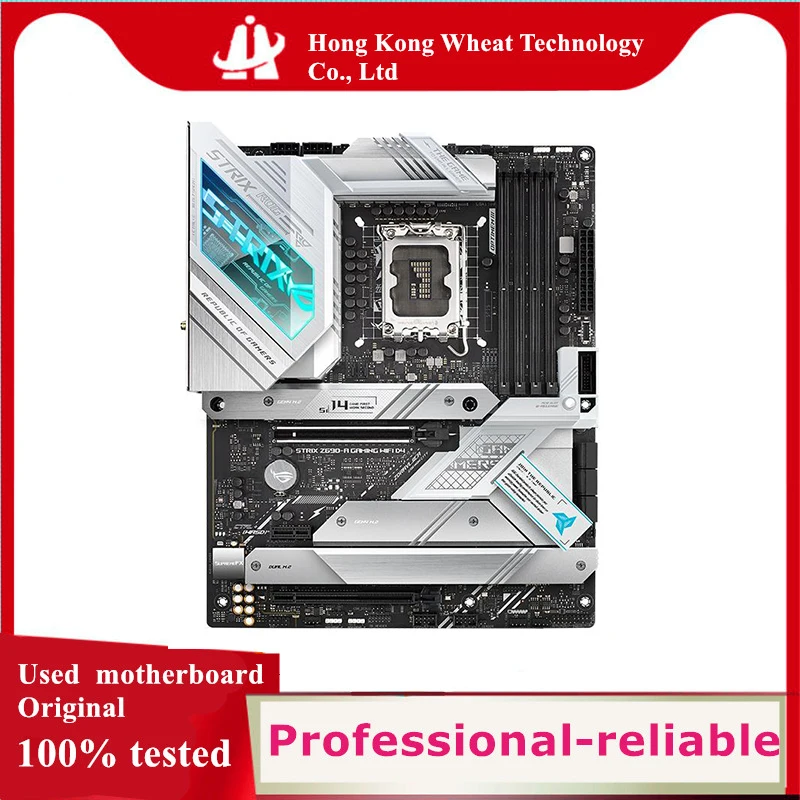 Scheda Madre Intel Z690 Rog Strix Z690-A Gaming Wifi D4 Usata Scheda Madre Desktop Lga 1700 Lga1700 Ddr4 128Gb Nvme Sata3 Originale