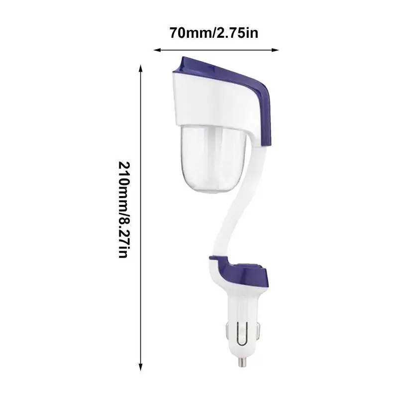 Portable Humidifier For Vehicle Small Automotive Air Freshener Diffuser Vehicle Fragrance Oil USB Scent Mist Purifier