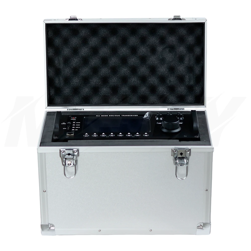 100W HF+UV All Mode DDC/DUC Transceiver Mobile Radio SDR Transceiver with 7" Tou