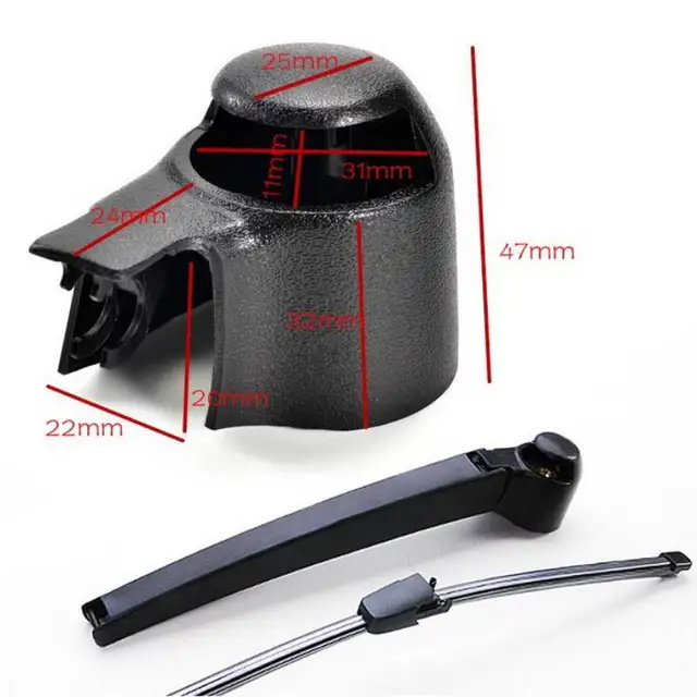 1PC Car Rear Wiper Arm Nut Cover Cap Replacement Parts For VW MK5 GOLF For Passat For Tiguan For