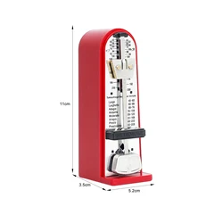 Enhanced Mechanical Digital Metronome (Red)