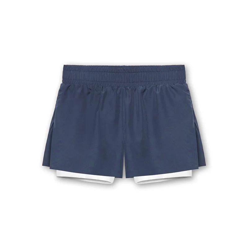 جديد السراويل الرياضية الرجال 2 في 1 ذات الطابقين...