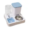 Pet Cat Automatic Feeder Drinking Water Large Capacity Two In One Water Dispenser Dry Wet Separation Food Container Pet Supplies