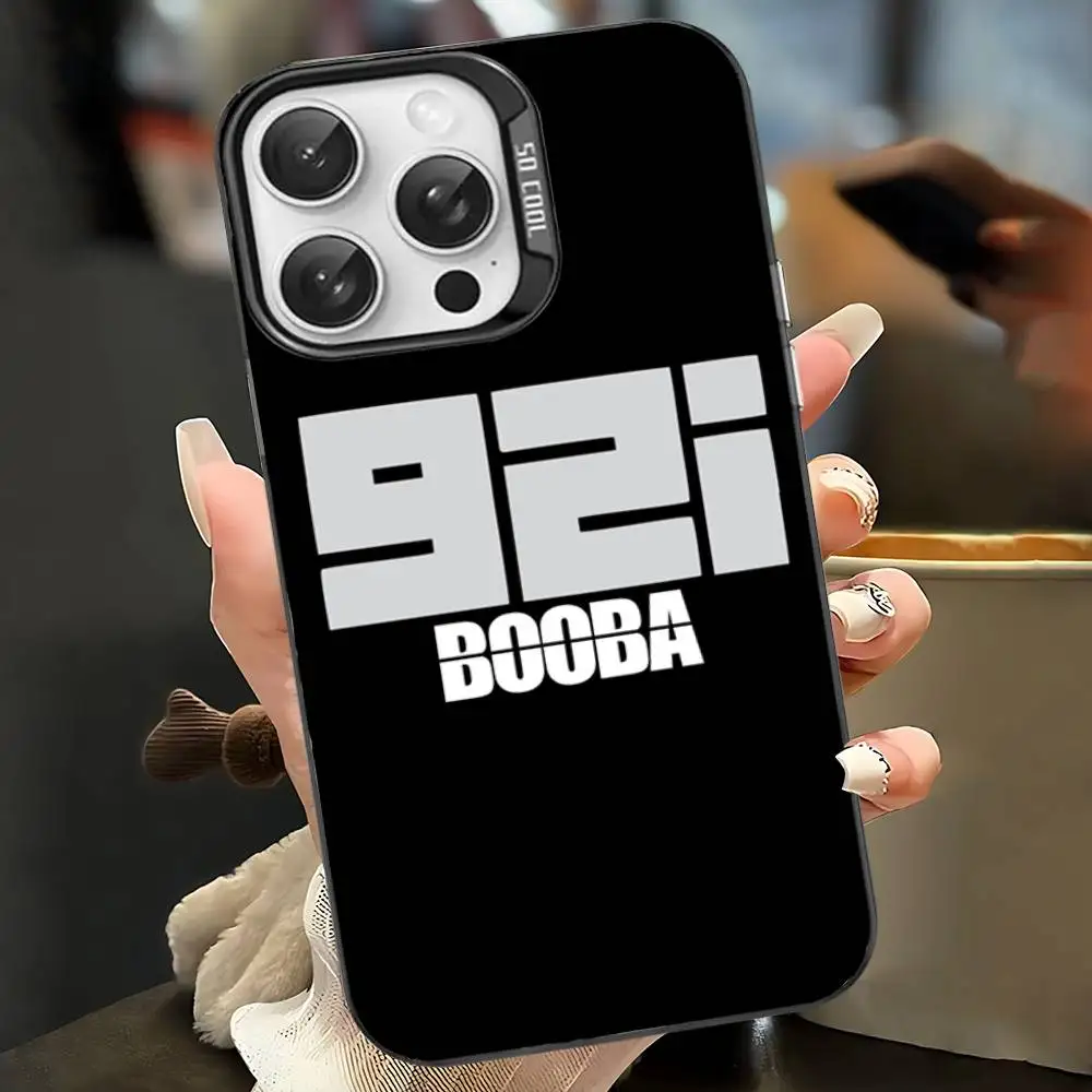 Colorful Matte Phone Case Featuring Rapper B-Booba Design