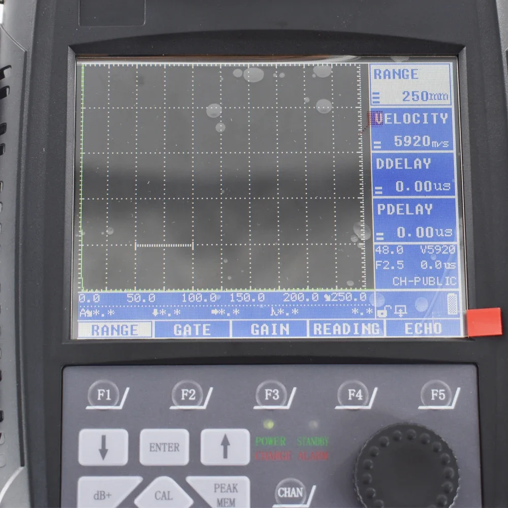 SUB100 Digital Ultrasonic Flaw Detector Material Velocity 1000-9999 m/s NDT Instruments designed with leading technology