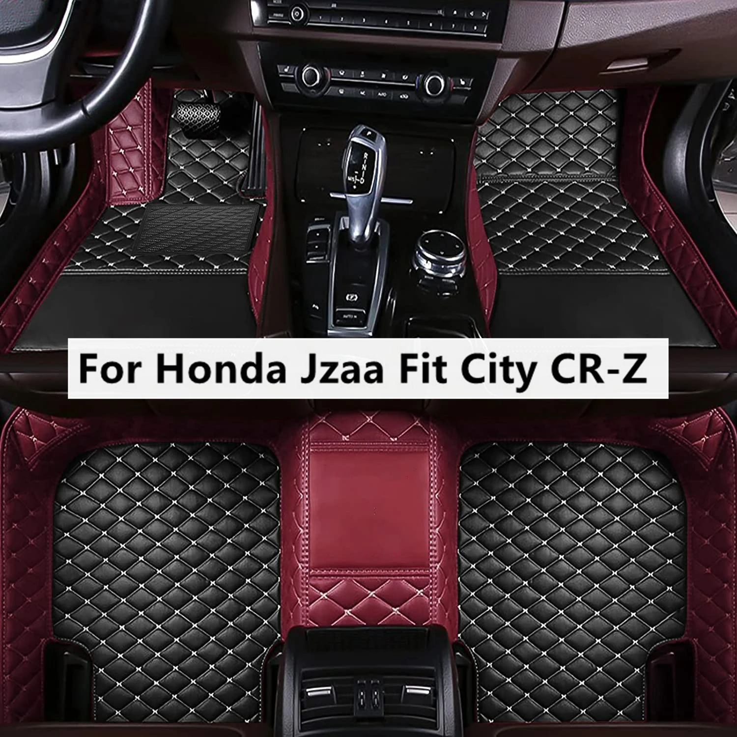 

Подходящие цвета автомобильные коврики под заказ для Honda Jzaa Fit City CR-Z Crz Foot Coche аксессуары автомобильные коврики