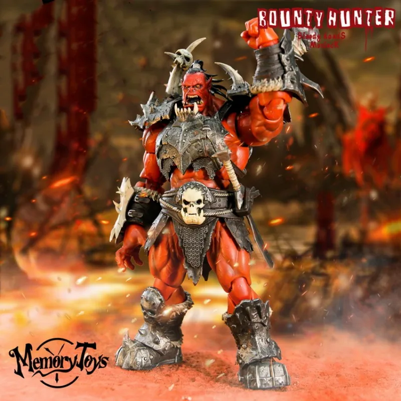 

Original Memory Toys Adventurer World's Second Bullet Figure Bounty Hunter Bloody Hand Morlock Orc Warrior Figurine Model Gifts