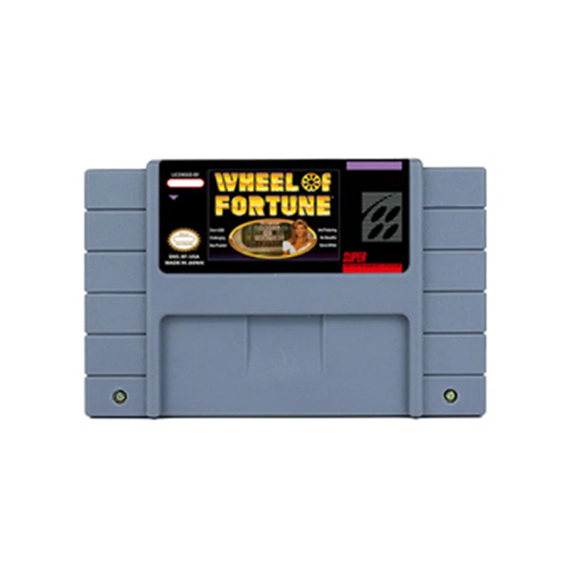 Wheel Of Fortune O Wheel Of Fortune Deluxe Action Game Per Snes 16 Bit Retro Cart Regalo Per Bambini