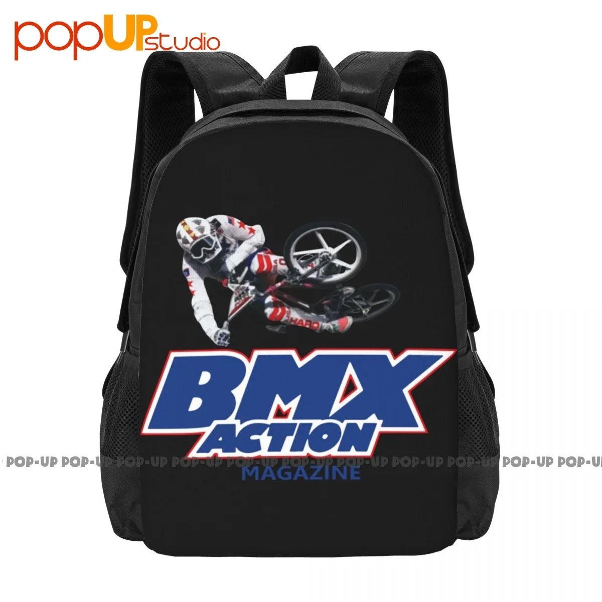 Bmx Action Magazine Rampa Jump Freestyle Racing Bike Haro Hutch Skyway Zaino Borsa Per Scarpe Di Grande Capacità Stile Sportivo