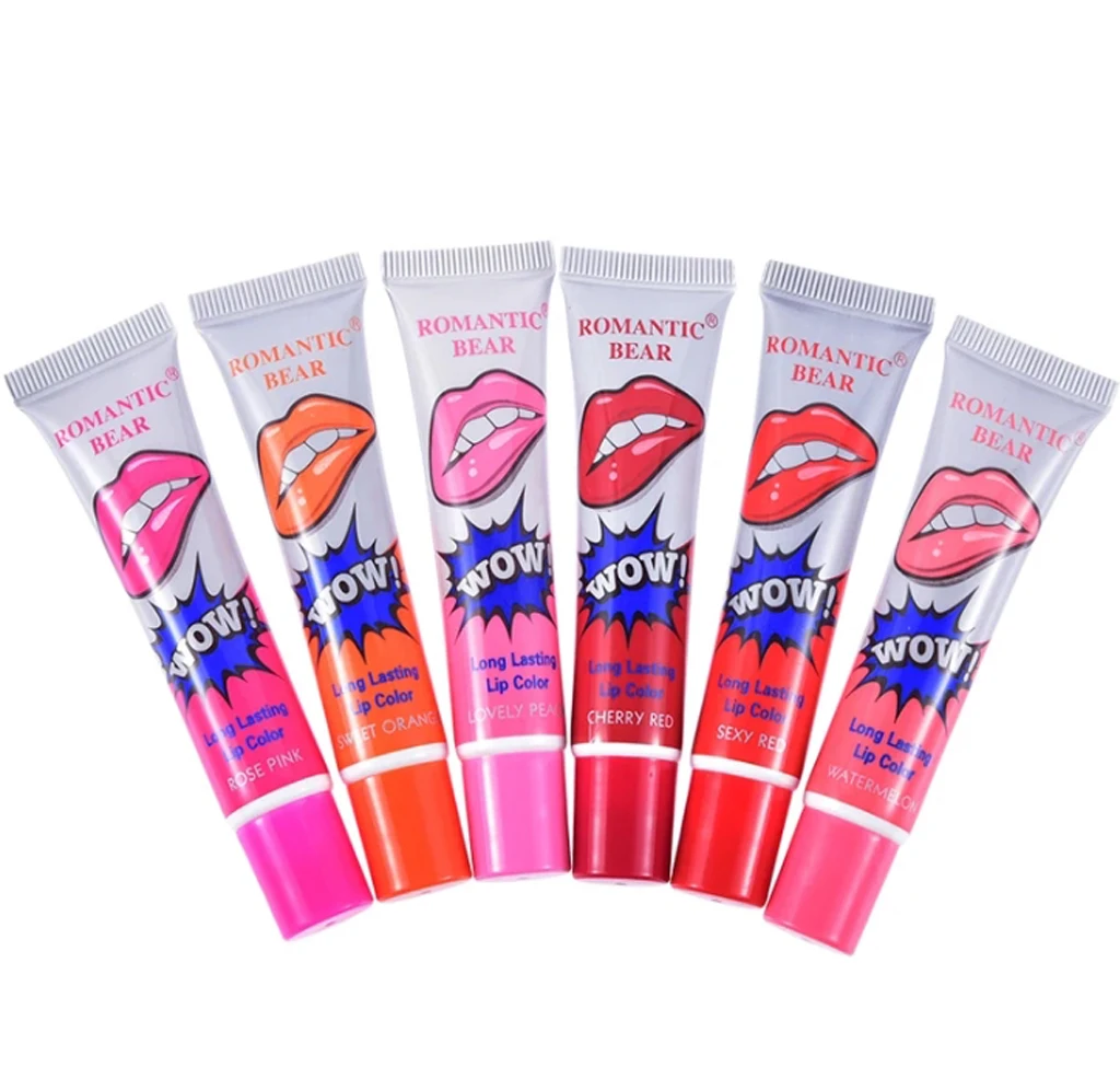 Makeup Liquid Lipstick Lip Gloss Waterproof Long Lasting Tear Lip Tint Lip Stain Lip Lacquer Lip Glaze for Women