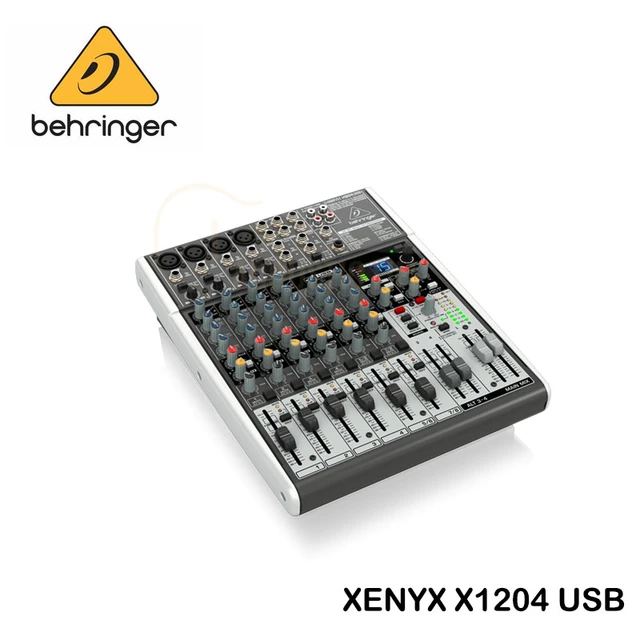 Behringer Xenyx X1204 USB Premium 12-Input 2/2-Bus Mixer 24-Bit