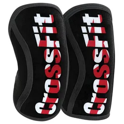 Neoprene Knee Supports 7mm Training Sports Knee Pressured Pads Crossfit Professional Brace Weightlifting Compression Kneepads Sp