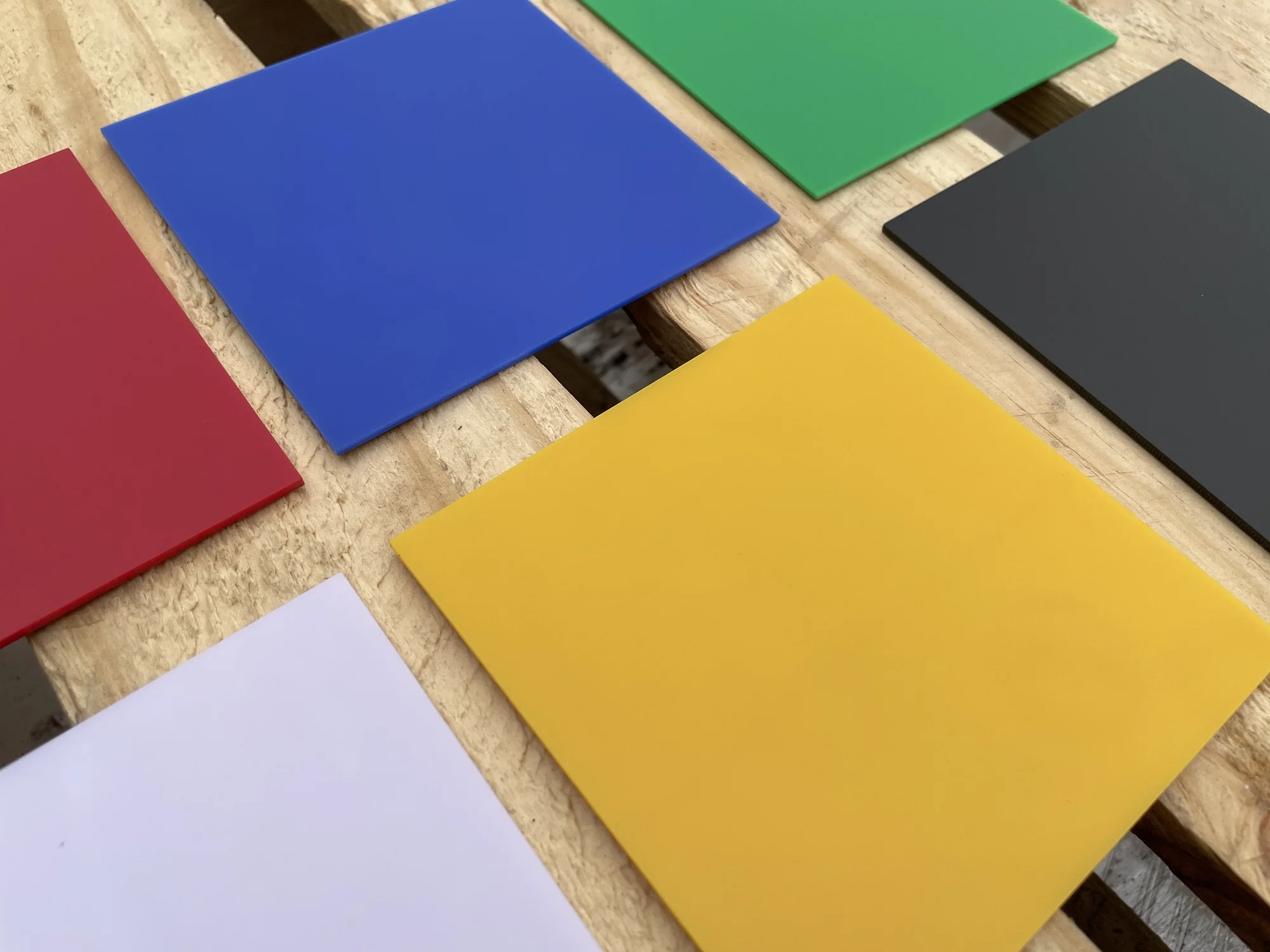 2MM Color Rectangle Opaque Acrylic Board (PMMA) Plexiglass White/Black/Red/Green/Yellow For DIY Projects/Home Decor Tinted Plate