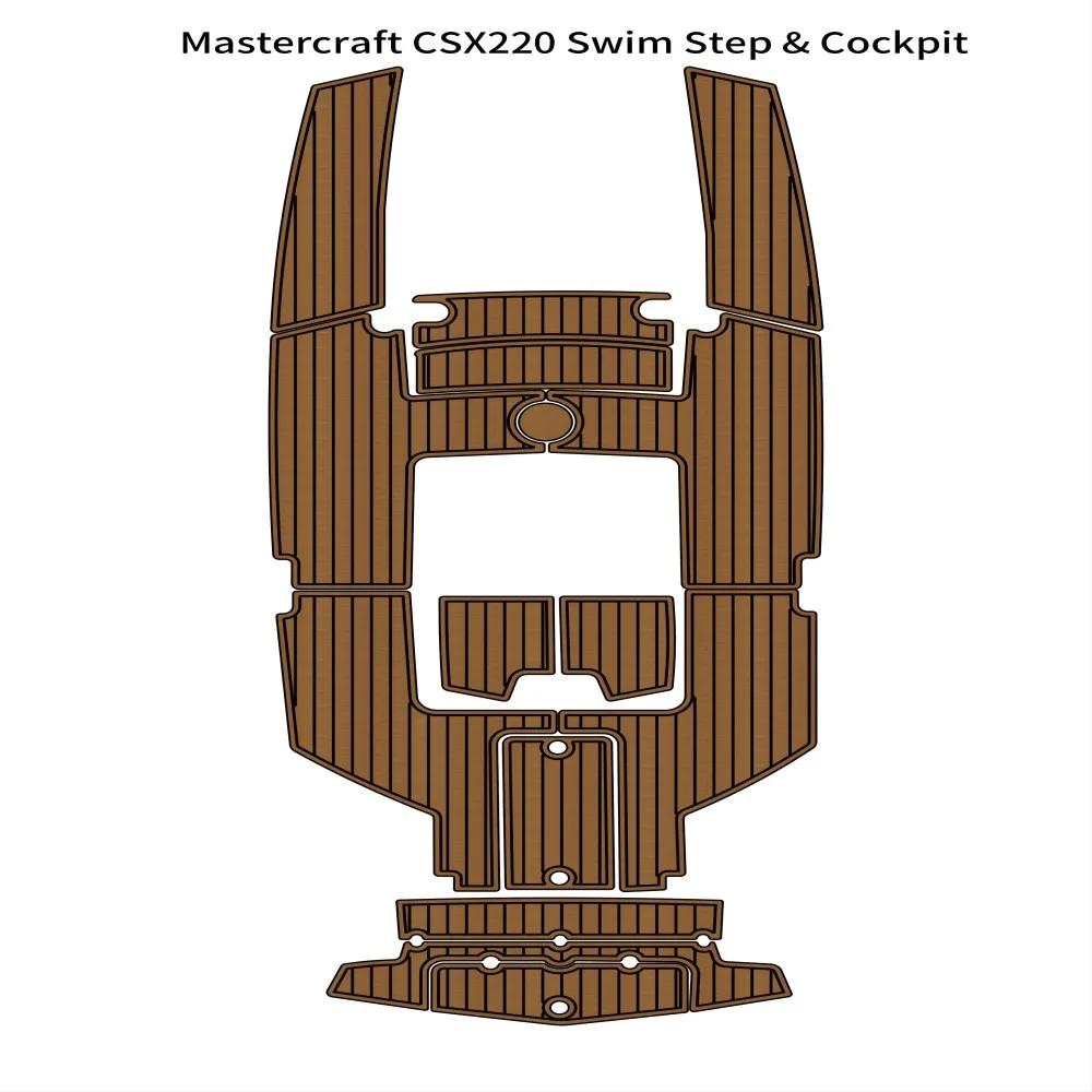 

Коврик для кабины Mastercraft CSX220, напольный коврик из искусственного тикового пенопласта, напольный коврик