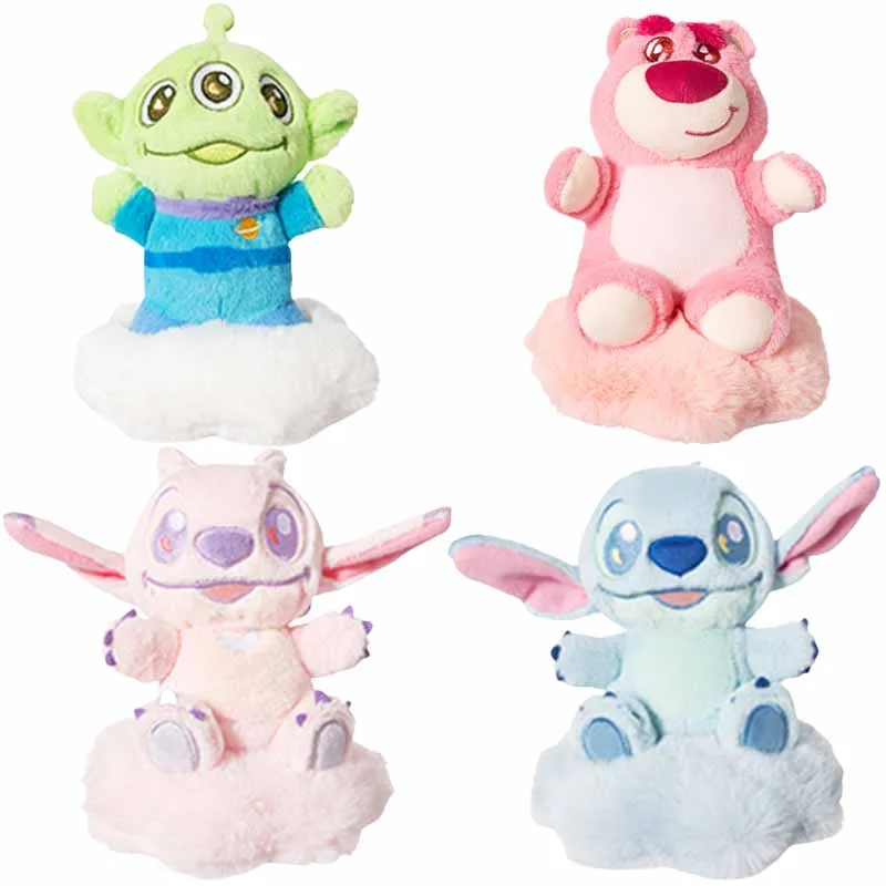 

MINISO Disney лотсо Ститч инопланетянин Ангел плюши кукла облако серия декорации аниме мультфильм милые плюшевые игрушки подарок девочке 16 см
