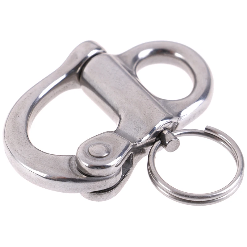 Description Picture 2 of item316 Stainless Steel Rigging Sailing Fixed Bail Snap Shackle Yacht Outdoor Living