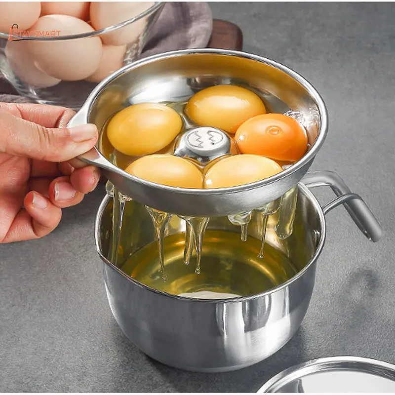 304 Stainless Steel Egg White Separator Auxiliary Egg Yolk Egg White