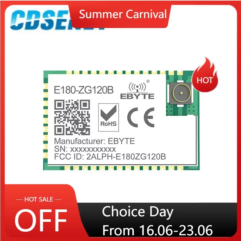IPEX SMD IoT 무선 트랜시버 모듈, ZigBee3.0 EFR32 SoC E..