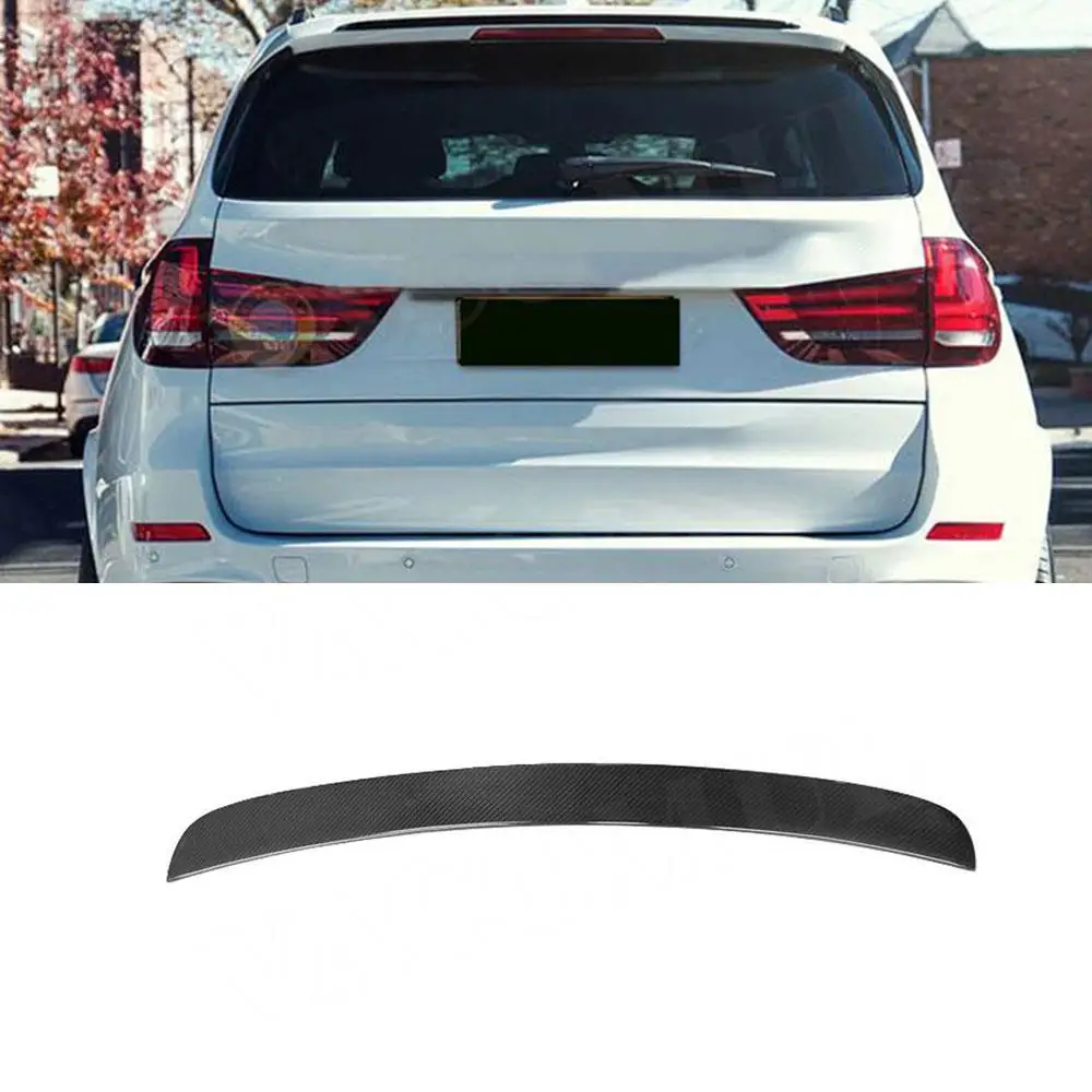 

Carbon Fiber Rear Roof Spoiler Tail Wings For BMW X5 X5M F15 28i 35i SUV 2015-2018 Trunk Spoiler FRP Car-Styling