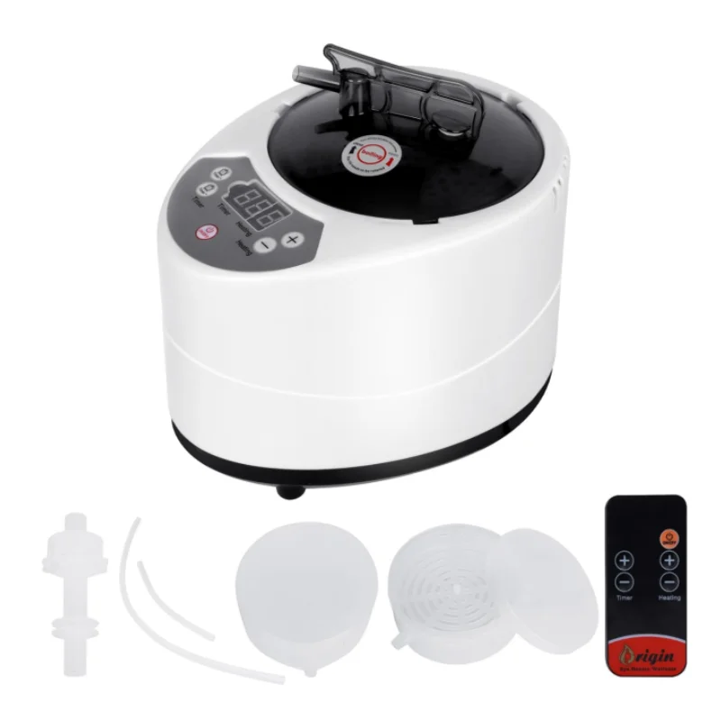 מחולל אדים לסאונה בנפח 4 ליטר עם שלט רחוק, סיר אדים לסאונה ביתי מפלדת אל-חלד