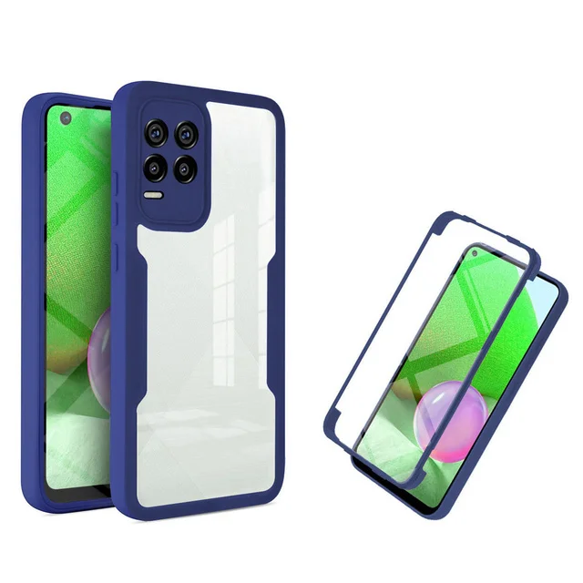Dual-Sided Transparent Heavy Duty 360° Protective Case Cover
