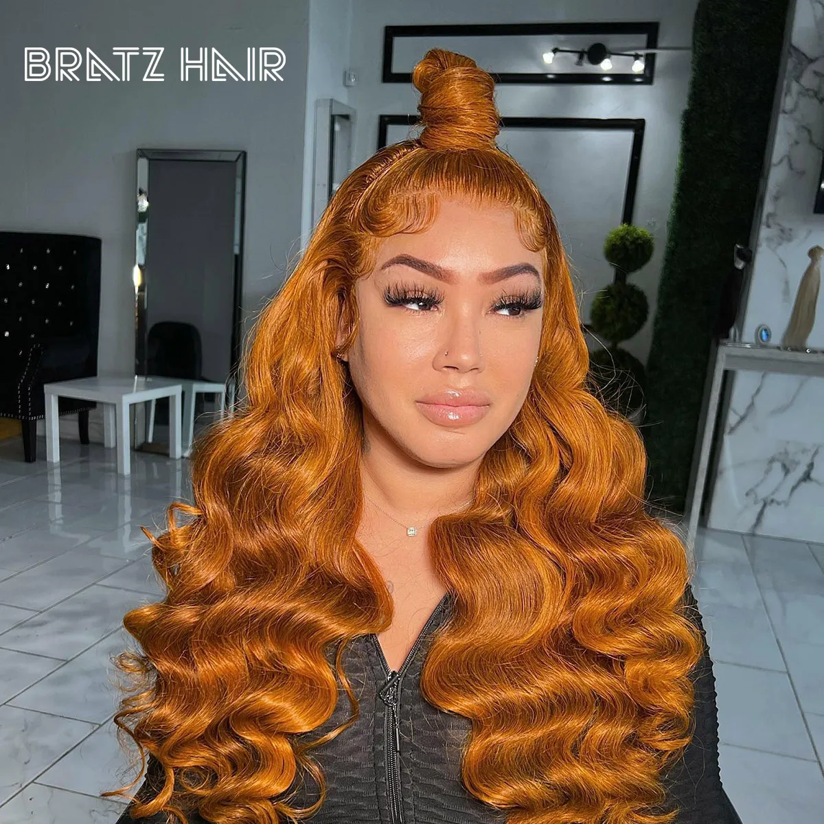 

Парик для женщин 13x4 оранжевый имбирный на сетке спереди 13x6 HD прозрачный предварительно выщипанный волнистый парик 4x4 5x5 бразильский цветной парик для женщин