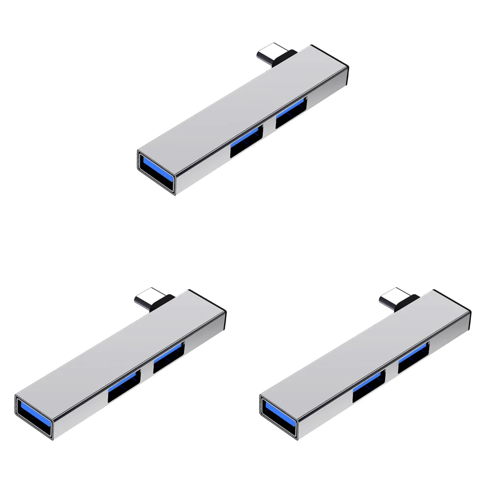 Compact 3-Port USB-C Hub with High-Speed 5.0Gbps Connectivity