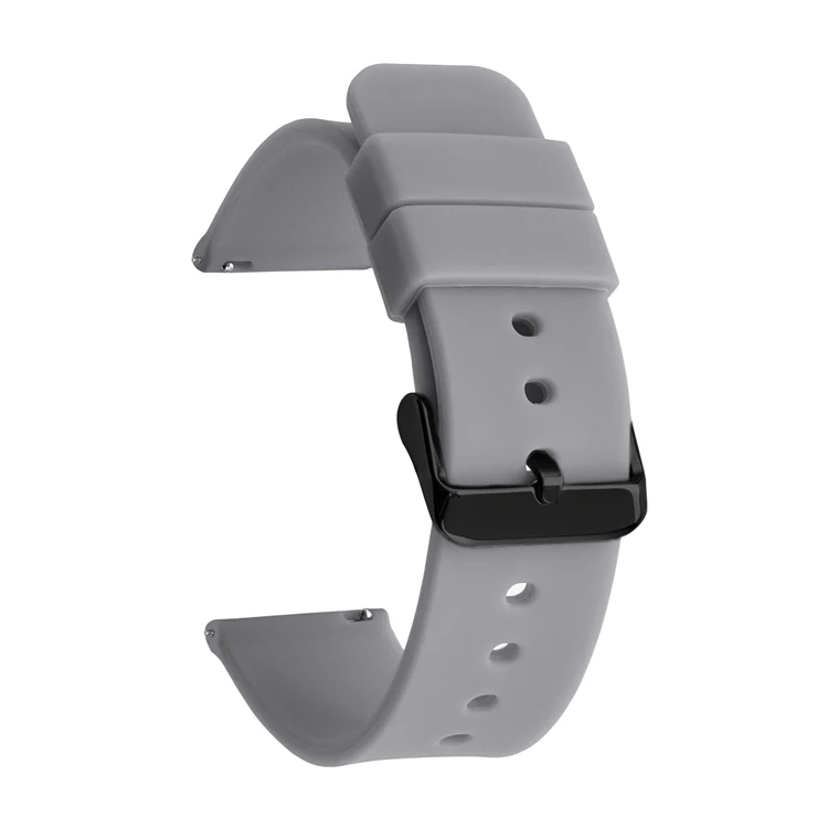 Universal Quick Release Waterproof Silicone Watch Band - Soft Rubber Replacement Bracelet (Various Sizes)