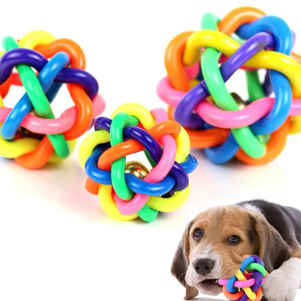 

3pcs Dog Toy Bite-Resistant Rubber Training Chewing Ball Gifts For Dogs Interactive Toys Pet Dog Toy