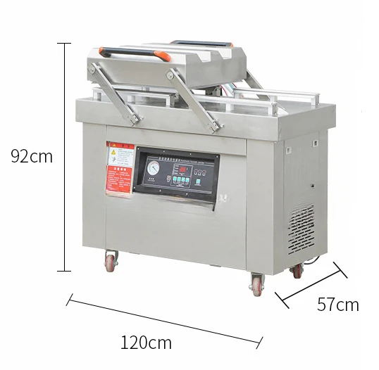 Double Chamber Vacuum Packaging Machine, 24x18 Chamber Vacuum Sealer  Machine, Vacuum Sealer Sealing Machine with Modern Control Panel for Food