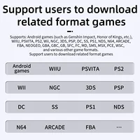 ANBERNIC RG557 НОВАЯ портативная игровая консоль 5,48 дюйма AMOLED-экран Android 14 5500 мАч WIFI 6E BT5.3 RGB подсветка PSP PS2 игра — изображение 5