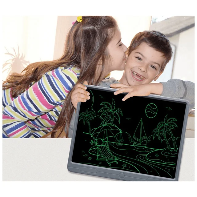 T10C!21 Inch Children's Drawing Board Learning Writing Board Monochrome Handwriting Graffiti Board 2