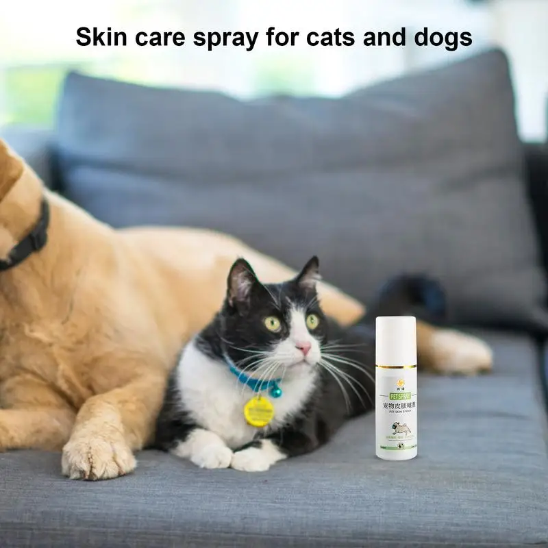 Cat Wound Spray Wound Care and Skin Repair for Dogs Skin Care Spray to Heal and Prevent Itch Scratching And Irritation Cleans
