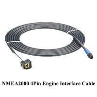 NMEA2000 N2K 4Pin Engine Interface Cable Compatible with Yamaha Outboard Engine 2006-2023 Replace 000-0120-37 3004.6865 1