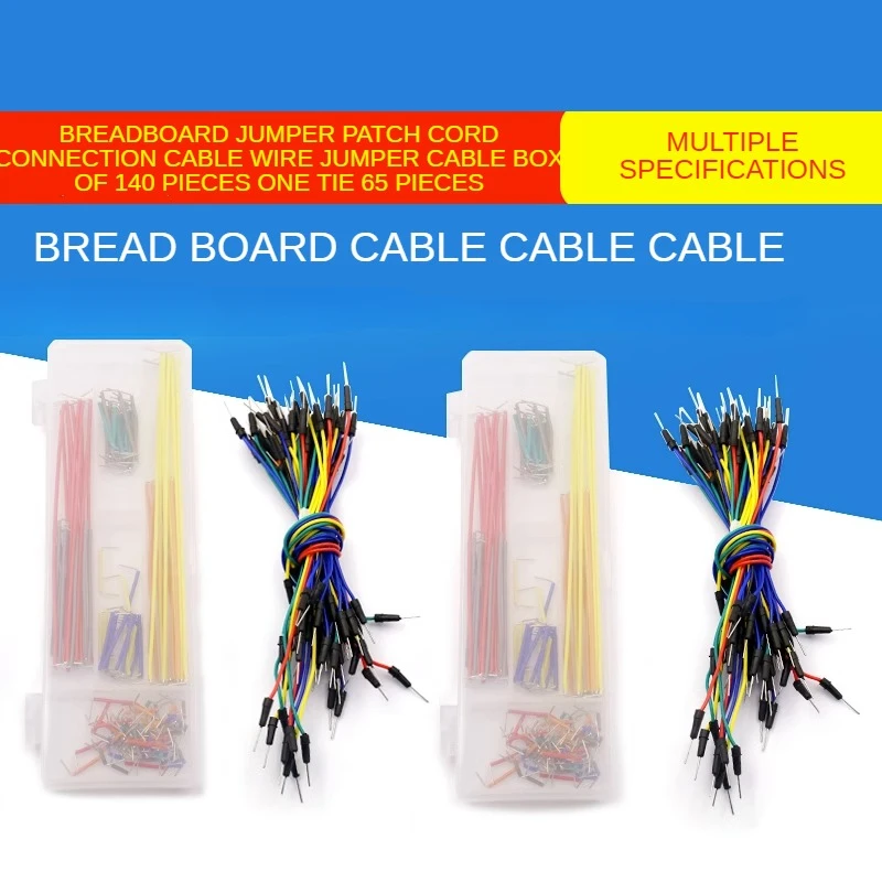 BreadboardjumperpatchcordConnectioncableWireJumpercableBoxof