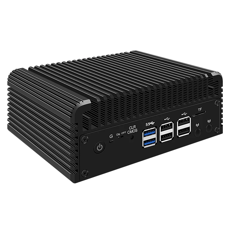 12th Gen Intel Firewall Mini PC Alder Lake i3 N305 8 Core N200 N100 Fanless Soft Router Proxmox DDR5 4800MHz 4xi226-V 2.5G images - 6