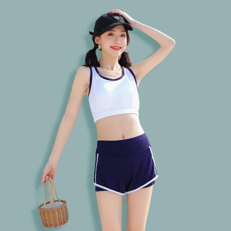 Korean Bikini Sets Women Vacation 3 Pieces Summer Popular New Fashion Beachwear Chic Slim Sexy Swimsuits High Waist Soft Ladies - 6