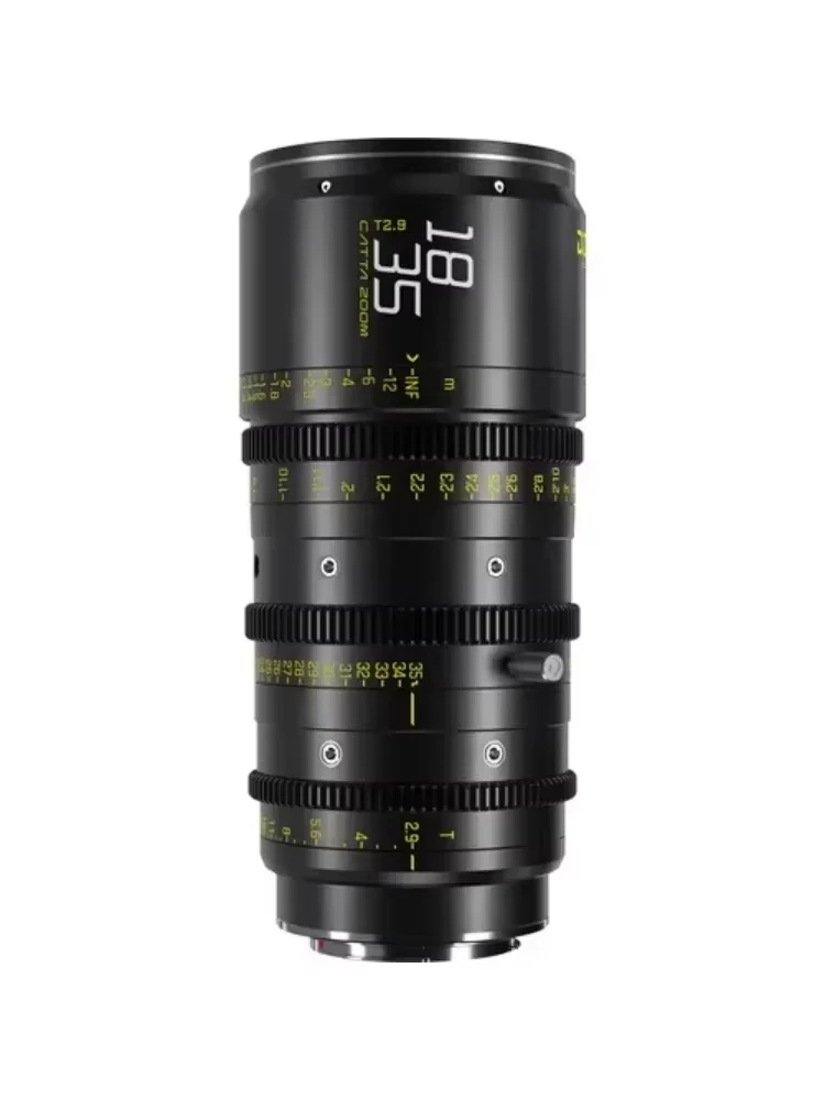 DZOFilm Catta Ace FF 18-35mm / 35-80mm /70-135mm T2.9-T22 시네 2렌즈 번들 캐논 EF ARRI PL 마운트용 3렌즈 번들 블랙