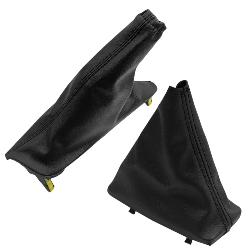 CarGearShiftKnobGaiterLeatherBootCaseHandbrakeDustCover