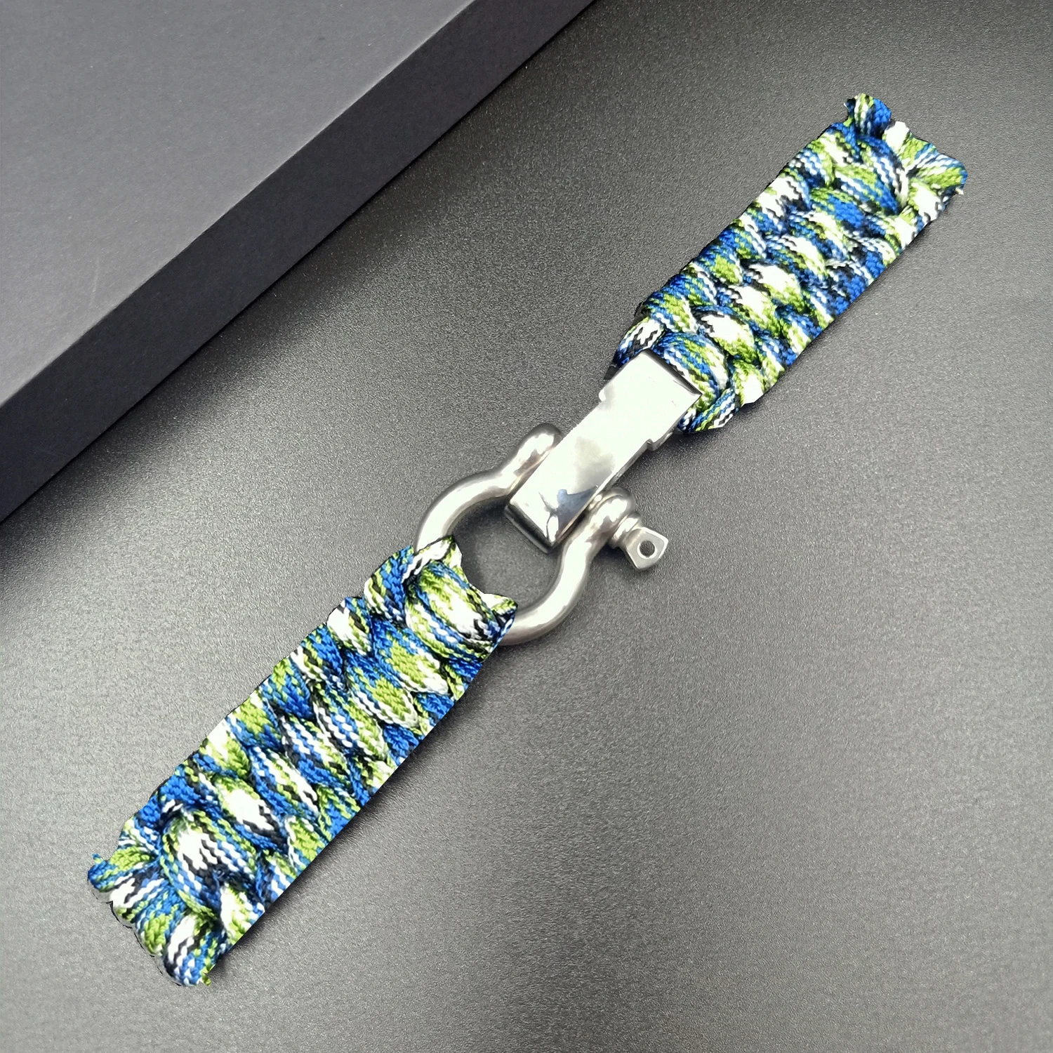 Survival Paracord Watch Band - 20mm/22mm Bracelet Belt Strap