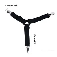 4Pcs/lot Bed Sheet Fasteners Holder Gadgets for Bed Sheet Organizer Mattress Cover Clip For Home Elastic Straps Adjustable Clips 6