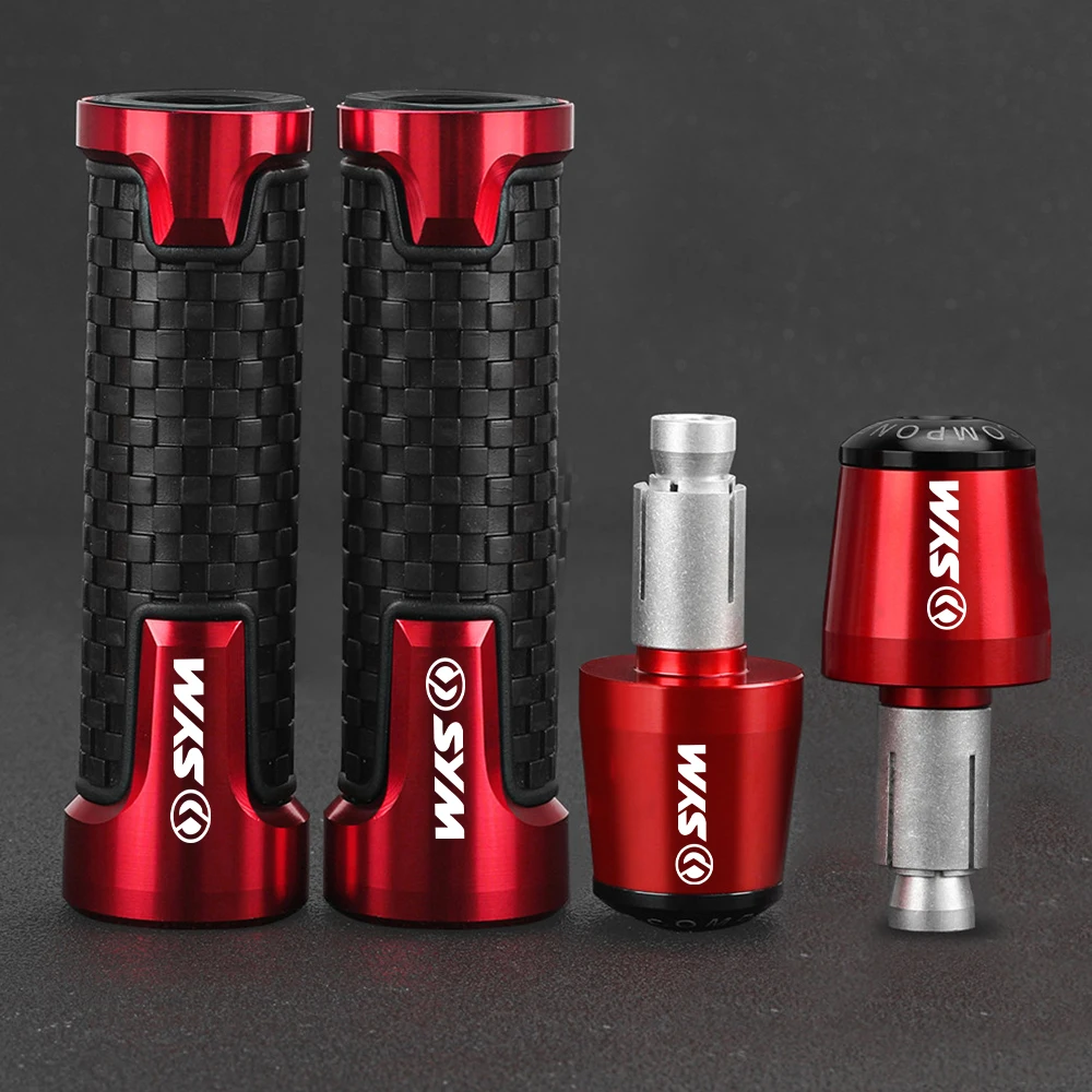For SYM Joymax Z 125 200 250 300 GTS 250i 300i T3 MAXSYM 400i 600i Handle bar Handlebar Grips Ends Anti Vibration Silder Plug