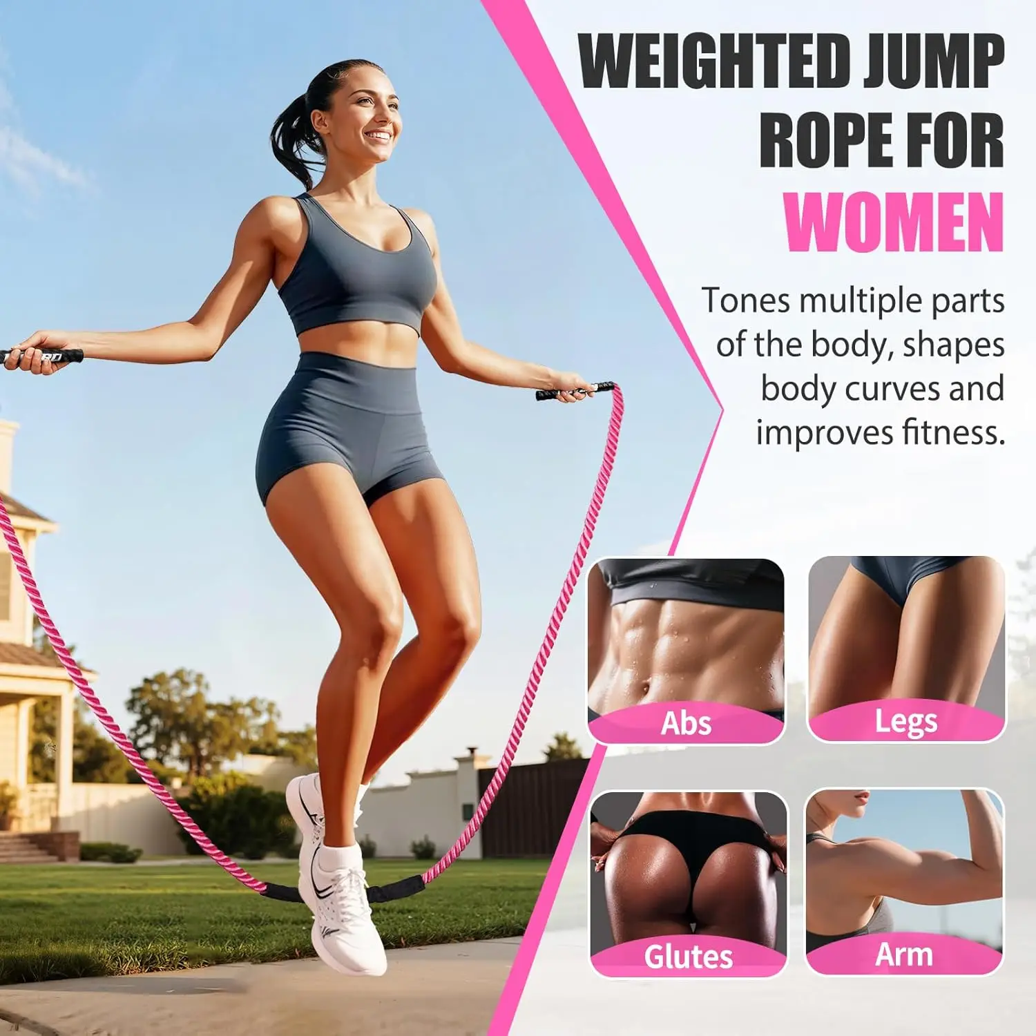 Women’s Weighted Fitness Jump Rope 2