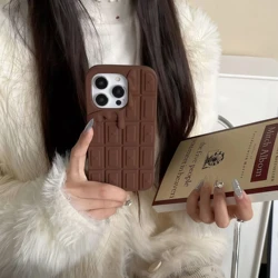 Sweet Chocolate Silicone Phone Cover - iPhone SE (2020) (Brown)