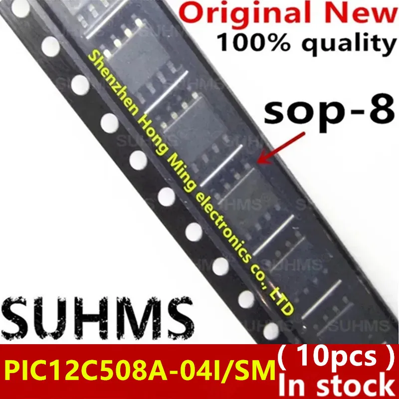 10piece-100-New-PIC12C508A-04I-SM-PIC12C508A-04I-SM-12C508A-12C508A04 ...