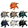 Entryway Key Storage Tray Creative Big Mouthed Dog Shaped Resin And Iron Plate Key Holder For Desk Organization 1