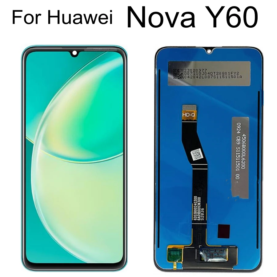 

6,6 ЖК-дисплей для Huawei Nova Y60, ЖК-дисплей, дисплей с сенсорным экраном в сборе, Замена для Huawei WKG-LX9 LCD