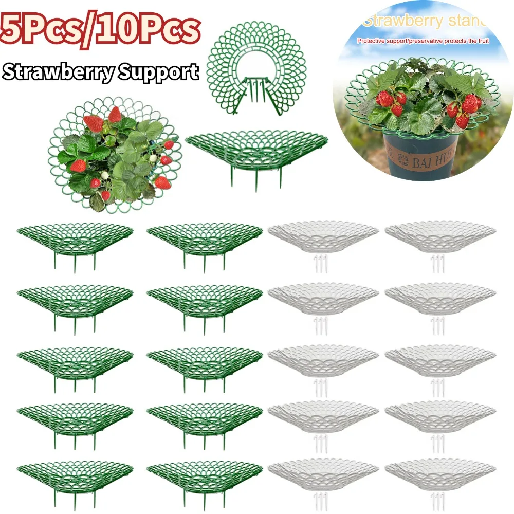 5/10PCS Strawberry Supports Keeping Plant Fruit Stand Vegetable Growing Rack Garden Tools For Protecting Vines Avoid Ground