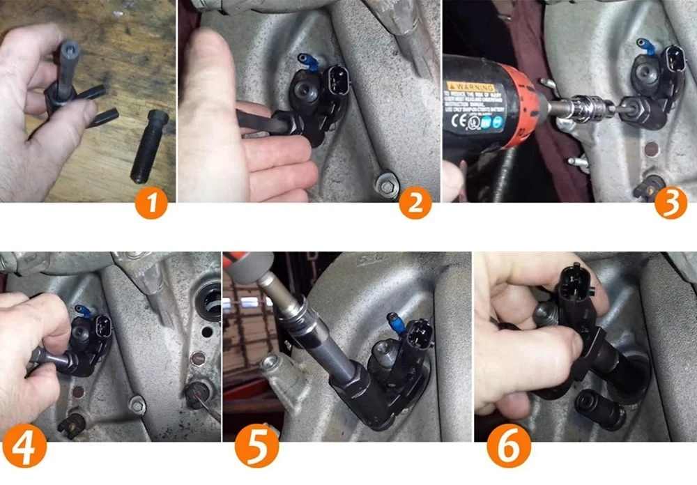 Werkzeug zum Entfernen von Diesel einspritz düsen 6,7 passend für 2011 l Ford Powers troke Diesel 234-410 F-250 F-350 F-450 F-550 Autore parat ur werkzeug – Detail 6
