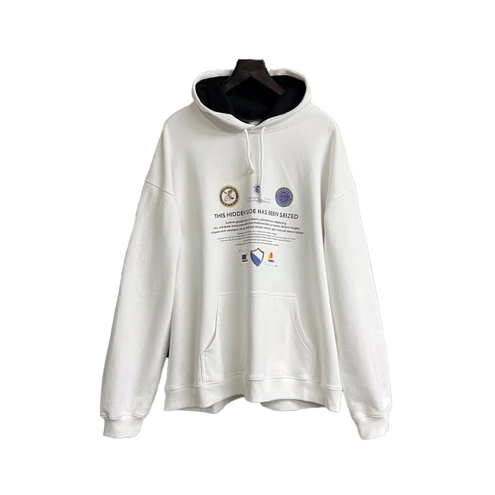 

NIGO Letter Print Hooded Sweatshirt Ngvp #nigo6663